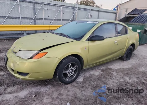 2004 Saturn Ion Level 2 from USA, damaged, VIN 1G8AN12F54Z208903